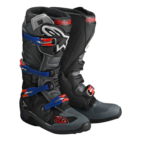 Troy Lee Designs / Alpinestars Tech 7 MX Boots Black/Grey