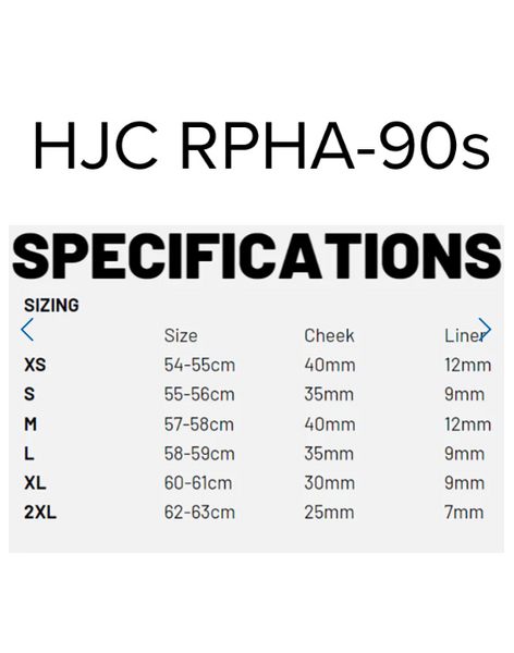 HJC RPHA 90S Helmet - Semi Flat White (S - XL)