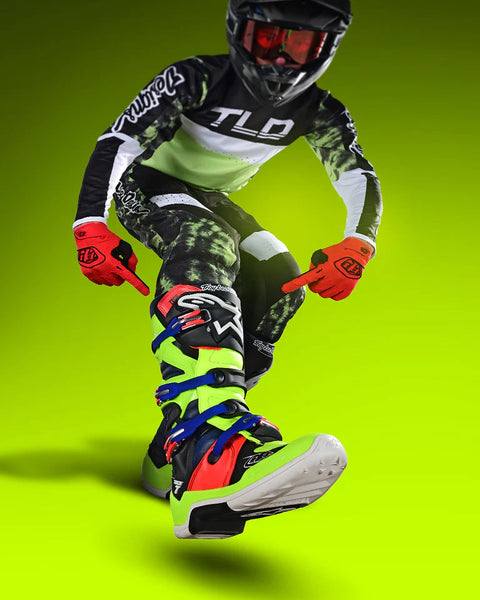 Troy Lee Designs / Alpinestars Tech 7 MX Boots Yellow / Red